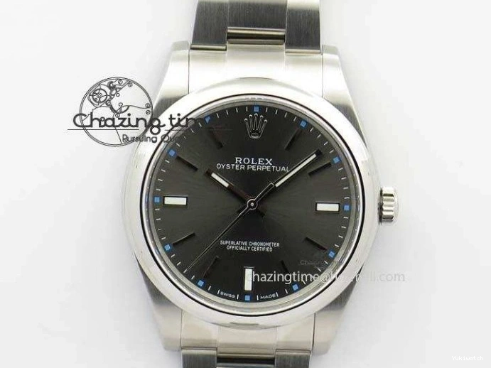 Perpetual 39mm Oyster Bracelet 114300 1:1 SS Best SA3132 Gray JF On Edition Dial 0306
